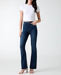 Guess Women's Flare-Leg Denim Jeans