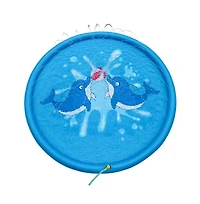 Cowin Splash Pad 67" Sprinkler Play Mat Kid Dog Pad Sprinkler Pool Backyard Water Mat