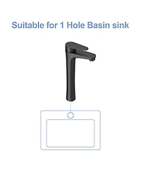 Phying Oil-Rubbed Bronze Vessel Sink Faucet Single Handle Tall Bathroom Sink Faucet Vanity Bathroom Faucet