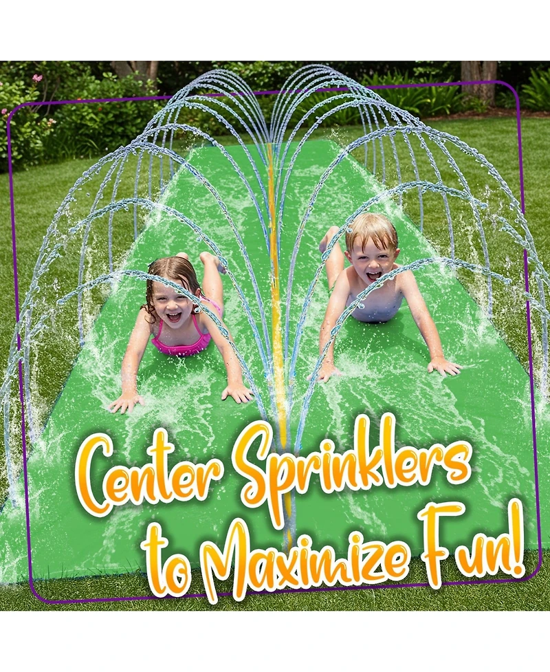 Aofar Slip Splash Slide Water Slides Yard Outdoor Summer Fun Adults Kids