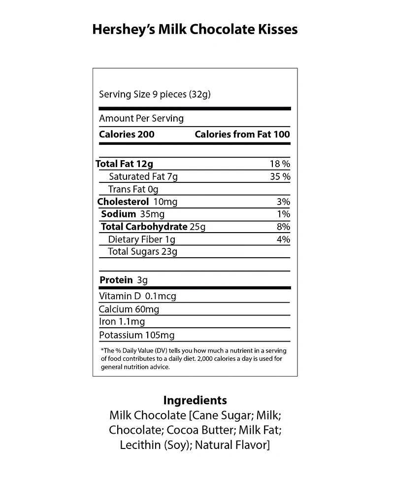 Just Candy Patriotic Candy Hershey's Kisses Milk Chocolate, 90 Pieces