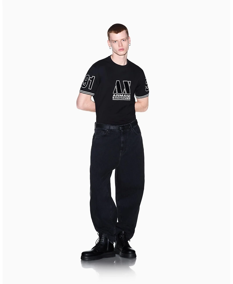 A|X Armani Exchange Men's Multi Badge T-Shirt