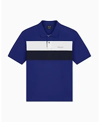 A|X Armani Exchange Men's Pique Color Block Polo Shirt