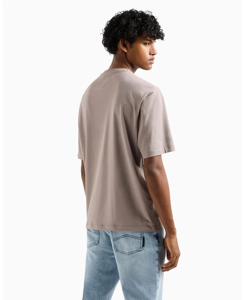 A|X Armani Exchange Men's Regular Plus Fit With Pocket Detail T-Shirt