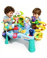 Gnuadz Water Table Sensory Sand Electric Pump Elephant Sprinkler Fishing Toy