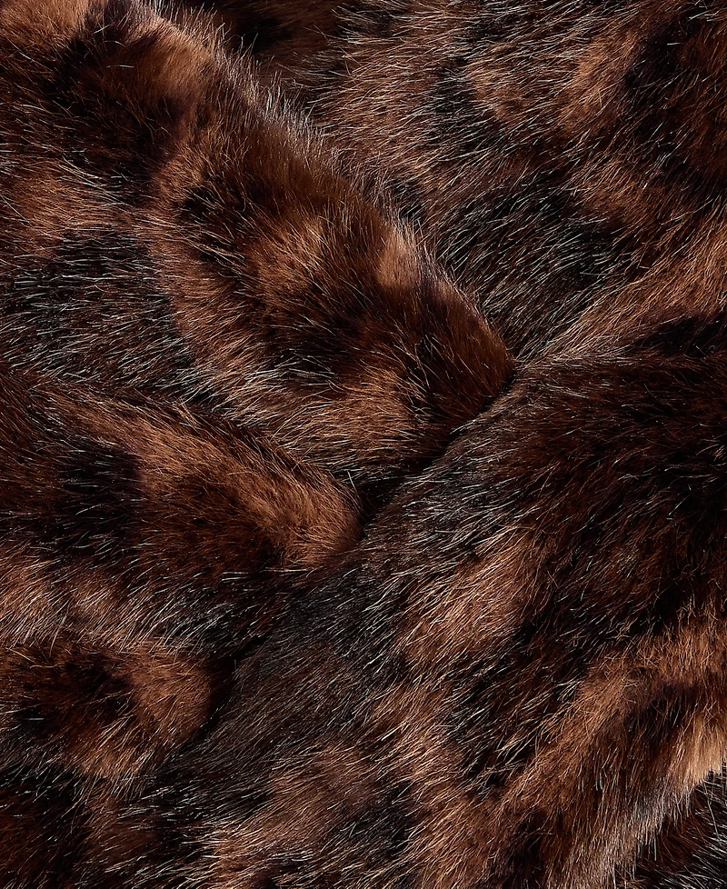 I.n.c. International Concepts Women's Leopard-Print Faux-Fur Muffler, Macy's Exclusive