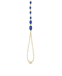 Sterling Forever Rhodium-Plated Brass Malys Cubic Zirconia Hand Chain