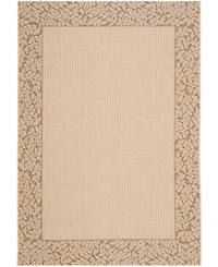 Safavieh Courtyard CY0727 Natural and Brown 5'3" x 7'7" Outdoor Area Rug