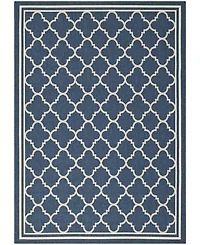 Safavieh Courtyard CY6918 Navy and Beige 8' x 11' Sisal Weave Outdoor Area Rug