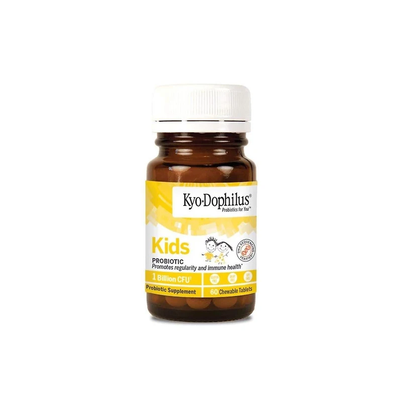 Kyo-Dophilus Kids Probiotic, Promotes regularity and immune health, 60 Tablets