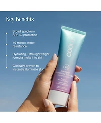 Coola Dew Good Illuminating Body Melt Sunscreen Lotion Spf 40, 3.4 oz.