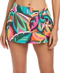 Bleu by Rod Beattie Women's Draped Hipster Swim Skirt