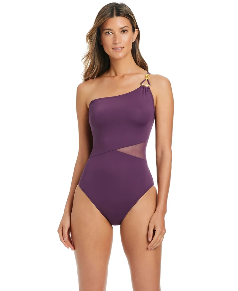 Bleu by Rod Beattie Women's One-Shoulder One-Piece Swimsuit