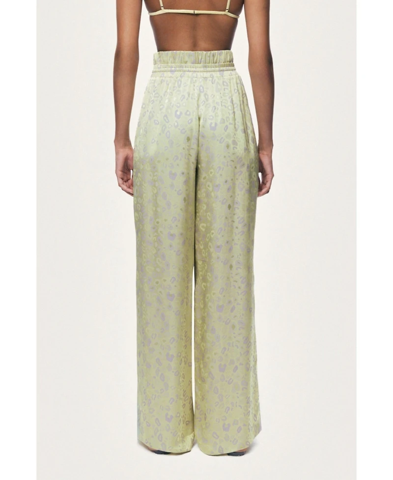 Nocturne Women's Printed Wide-Leg Trousers