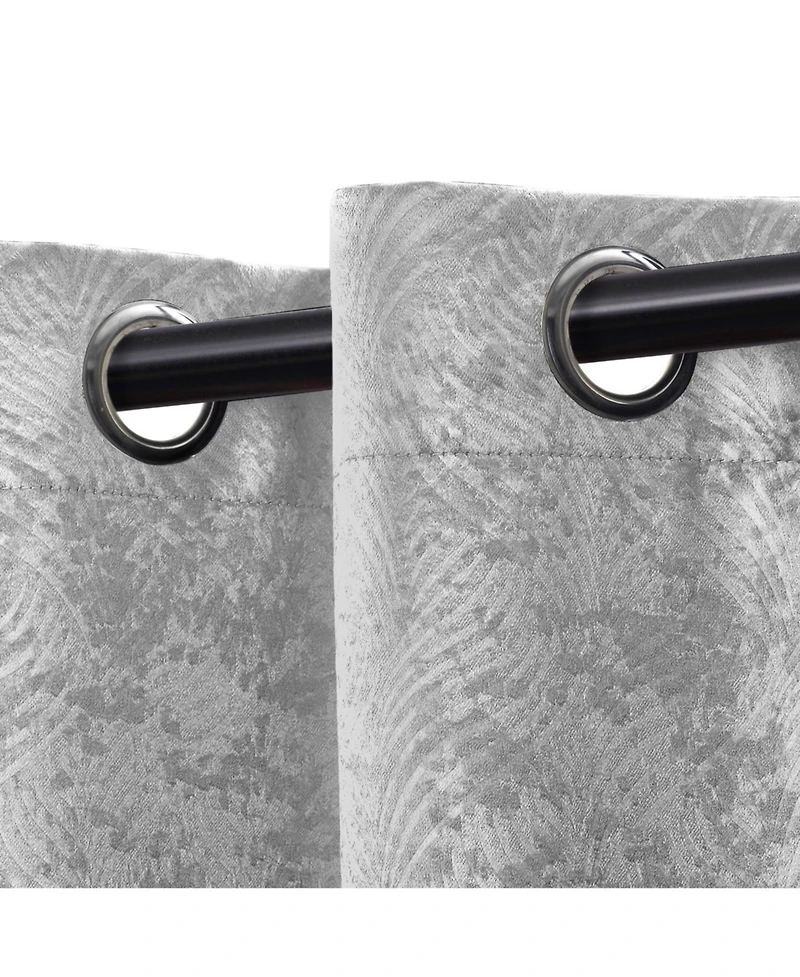 Superior Wave Geometric Washable Room Darkening Blackout Curtains