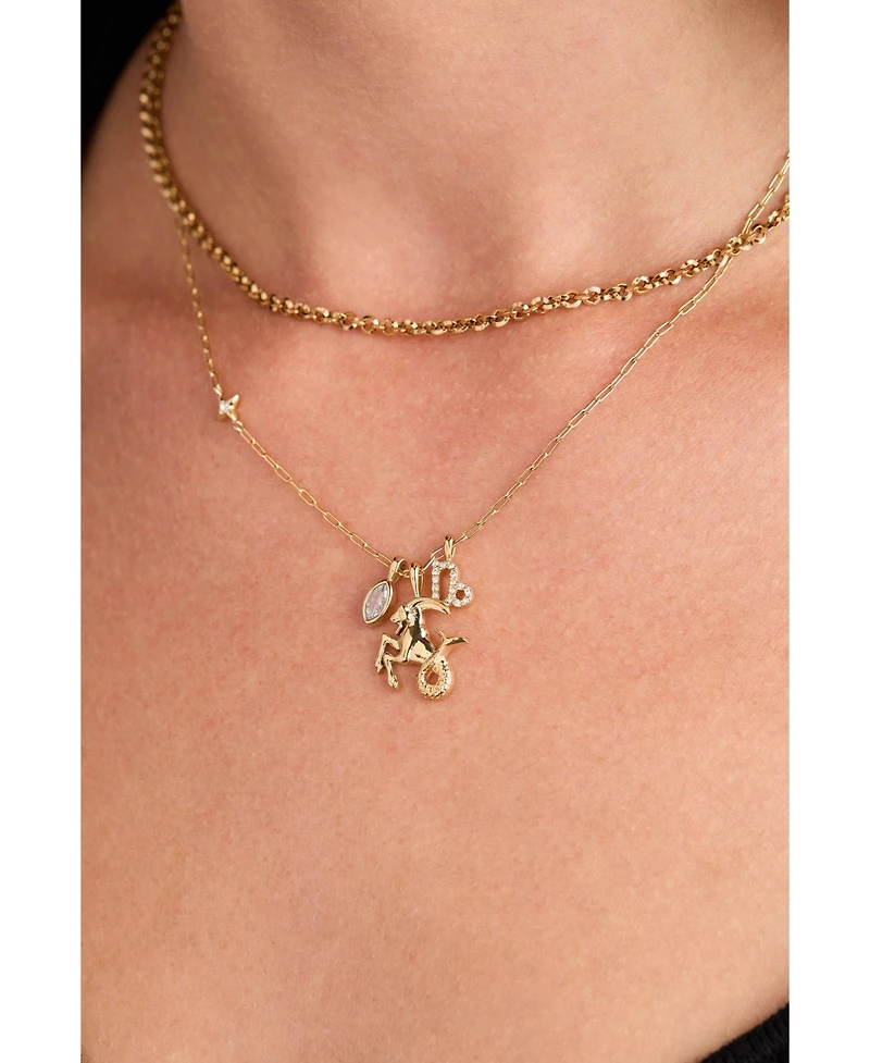 Alex and Ani Capricorn Zodiac Charm Cluster Necklace