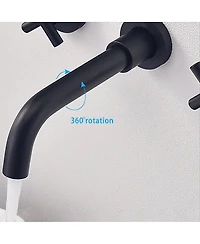 Phying Bathroom Faucet Wall Mounted Bathroom Sink Faucet