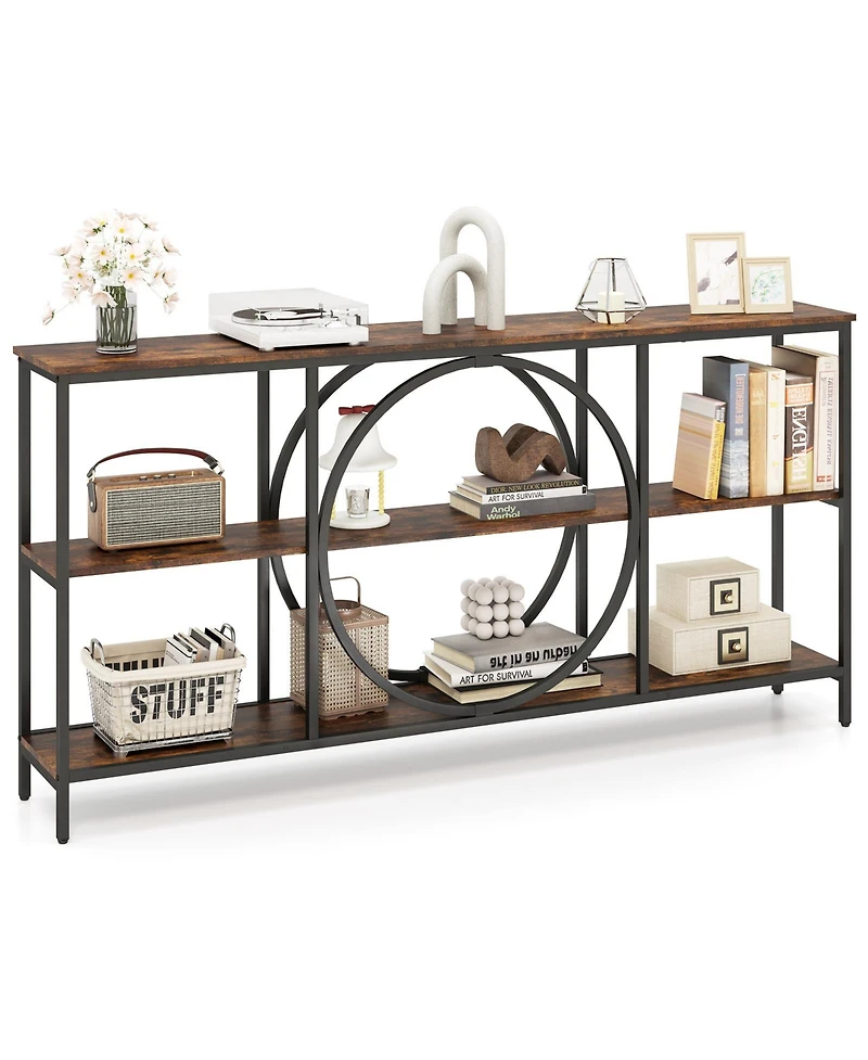 Slickblue Modern 3-Tier Console Table for Entryway or Hallway