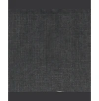 Rlf Home R-Crosby Essential Solid Color Fabric Printed Regal Valance 3inch Rod Pocket Iron Charcoal