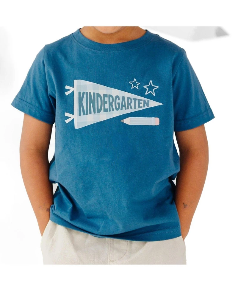 Sweet Wink Little Boys Kindergarten Pennant Short Sleeve T-Shirt