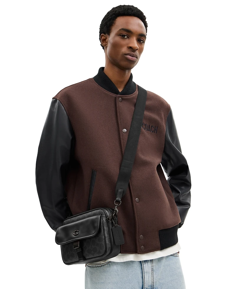 Coach Knox Signature Canvas Camera Bag