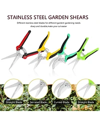 Xdovet Garden Pruning Shears Set Gloves Storbag Stainless Steel Trimming Tools Kit
