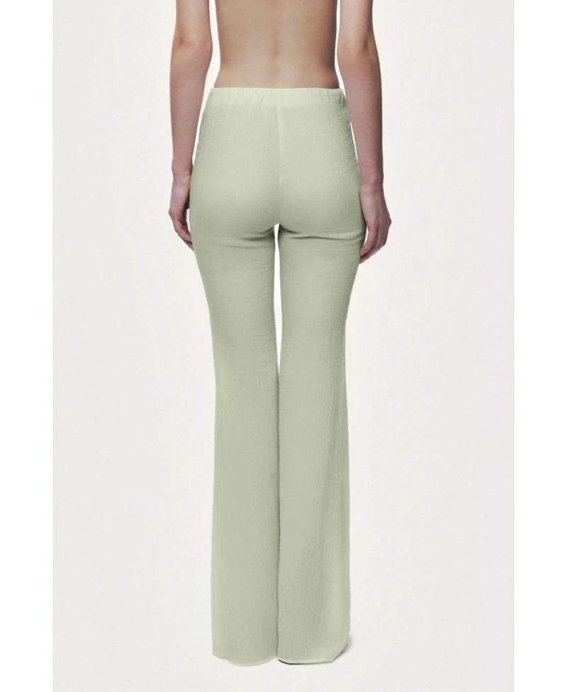 Nocturne Women's High-Waist Flare Trousers