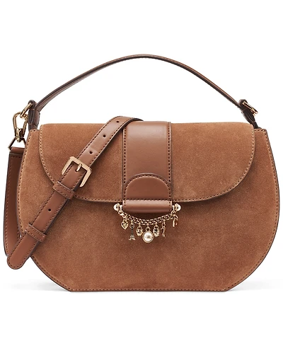 Karl Lagerfeld Paris Jocelina Leather Small Shoulder Handbag