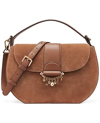 Karl Lagerfeld Paris Jocelina Leather Small Shoulder Handbag