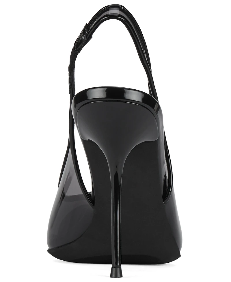 Jeffrey Campbell Women's Pucker Vinyl Slingback Pumps