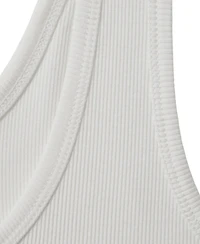 Reiss Women's Violet Scoop Neck Rib Vest