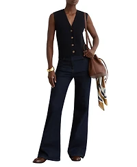 Reiss Women's Ria Knitted Waistcoat