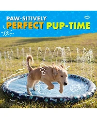 Aofar 89'' Splash Pad Sprinkler Dogs Kids Outdoor Pool Yard