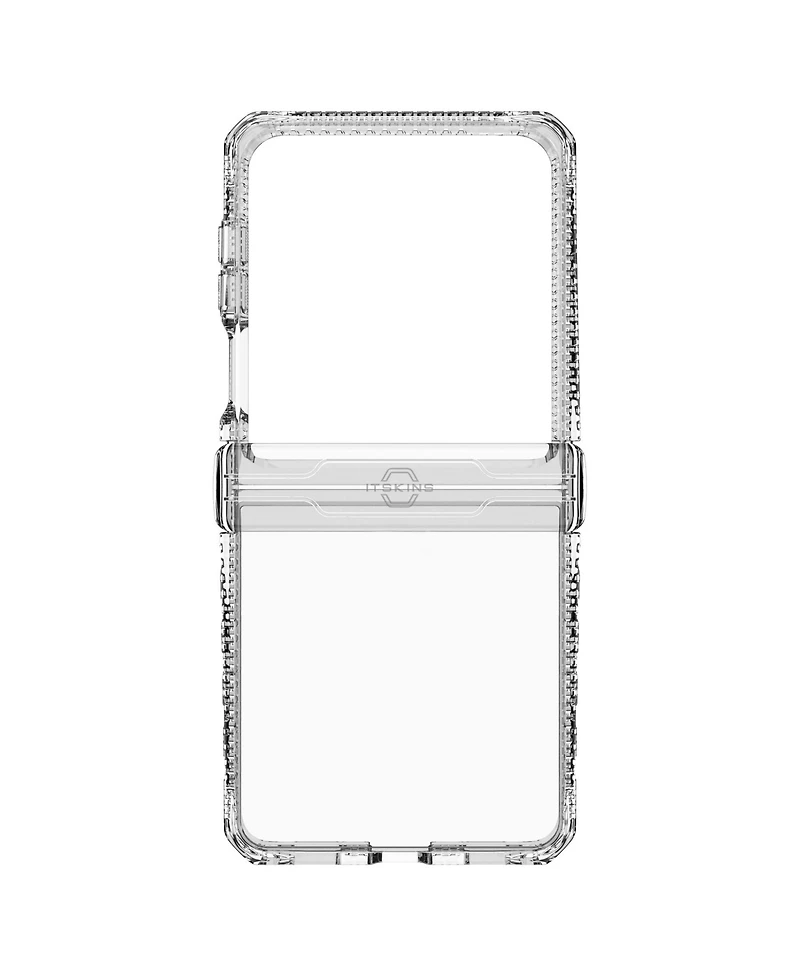 Itskins Hybrid_R Clear Hinge Case for Samsung Galaxy Z Flip7 - Transparent