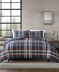 Eddie Bauer Shasta Lake Navy Comforter Set, King