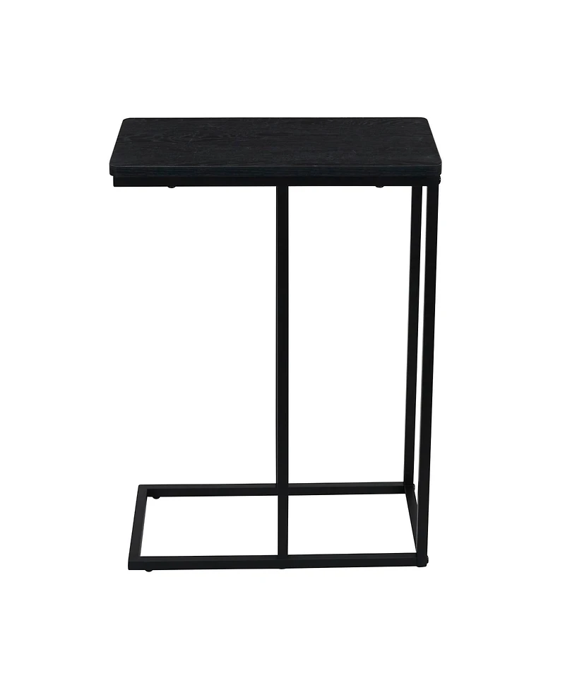 Household Essentials Jamestown C-Shaped End Table