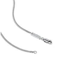Vincero Unisex Virgin Mary Pendant – 21" Silver Chain