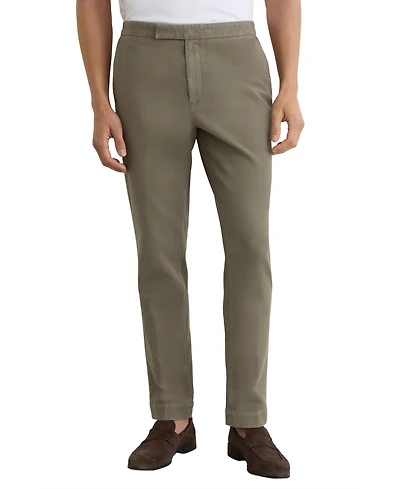 Reiss Men's Jason Garment Dyed Pique Pants