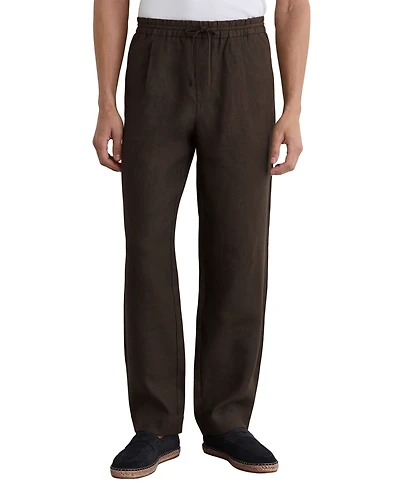 Reiss Men's Barges Relaxed Linen Drawstring Pants