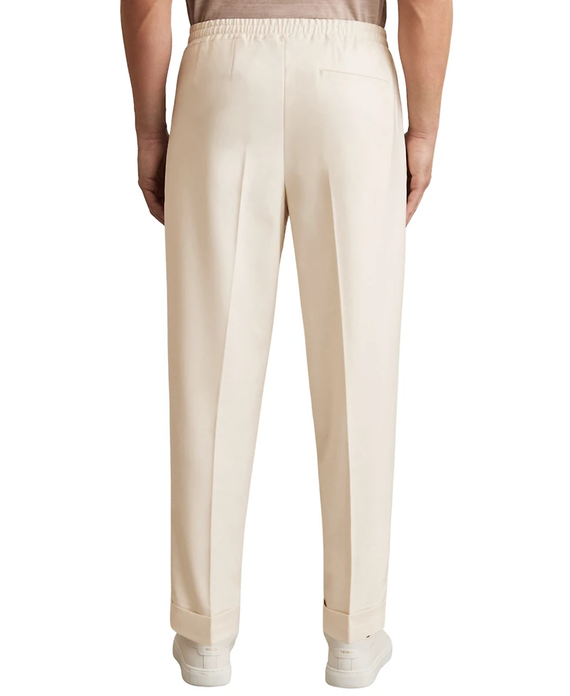 Reiss Men's Brighton Pleated Relaxed Pants