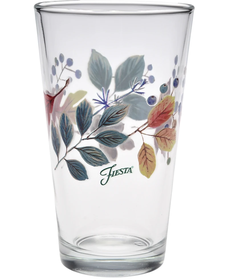 Fiesta Autumn Fields Tapered Cooler Glasses, Set of 4