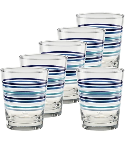 Fiesta Coastal Blues Double Old Fashioned Glasses, Set of 6