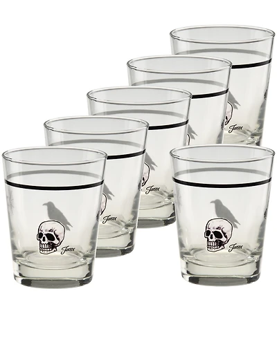 Fiesta Halloween Icons Double Old Fashioned Glasses, Set of 6