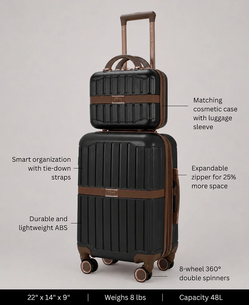 Stella Blanc Dakota 2-Pc. Hardside Luggage Set