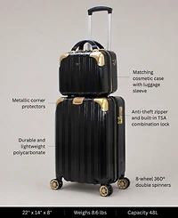 Melrose S Carry-on Vanity Luggage, Set of 2