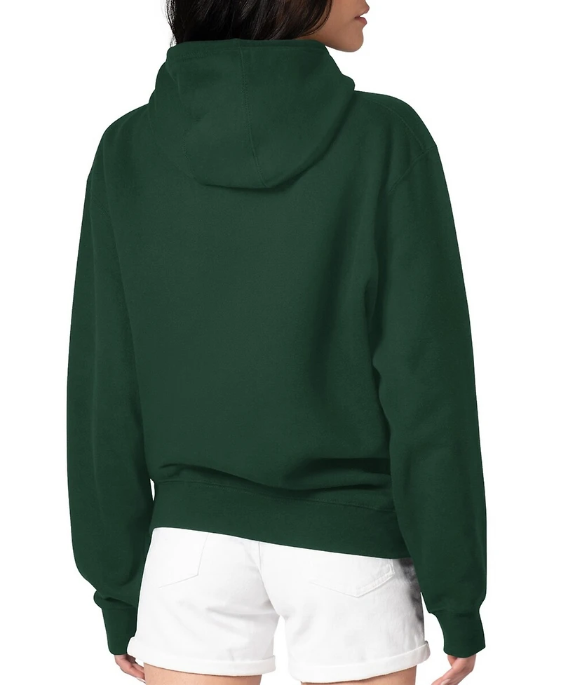 G-iii 4Her by Carl Banks Women's Green Milwaukee Bucks City Pullover Hoodie