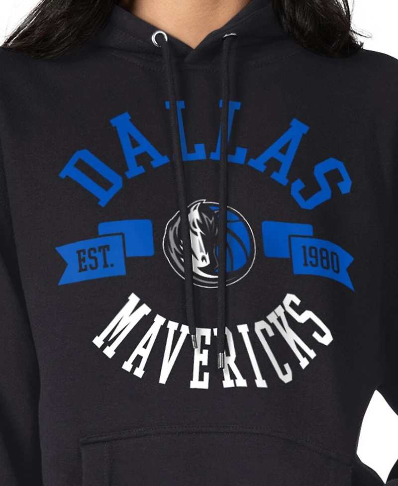 G-iii 4Her by Carl Banks Women's Black Dallas Mavericks City Pullover Hoodie