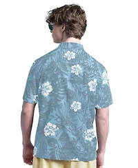 Margaritaville Men's Blue Philadelphia Phillies Palm Shade Party Button-Up Shirt