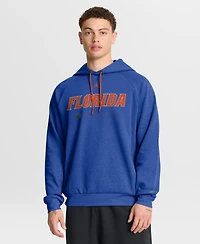 Jordan Men's Royal Florida Gators 2025 Courtside Basketball Practice Raglan Dri-fit Hoodie