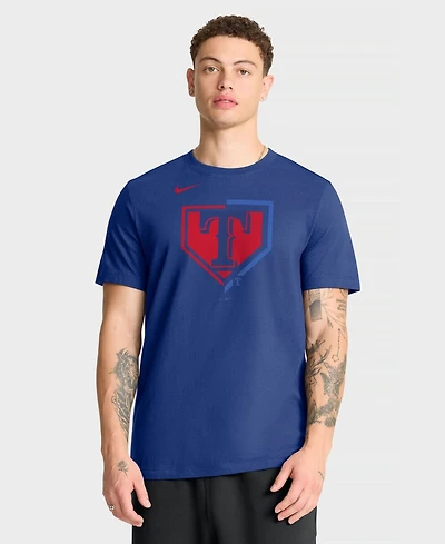 Nike Men's Royal Texas Rangers Icon T-Shirt